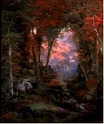 Thomas Moran Autumnal Woods Norge oil painting reproduction